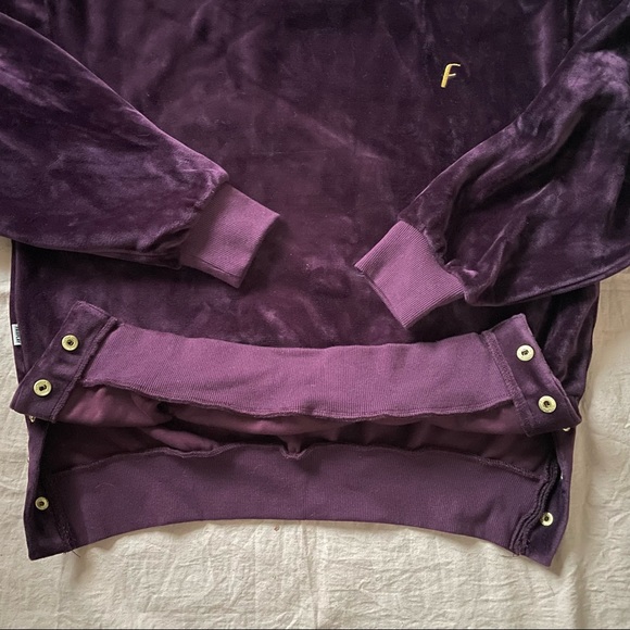 FAIRPLAY BEET VELVET SWEATER - Picture 5 of 10